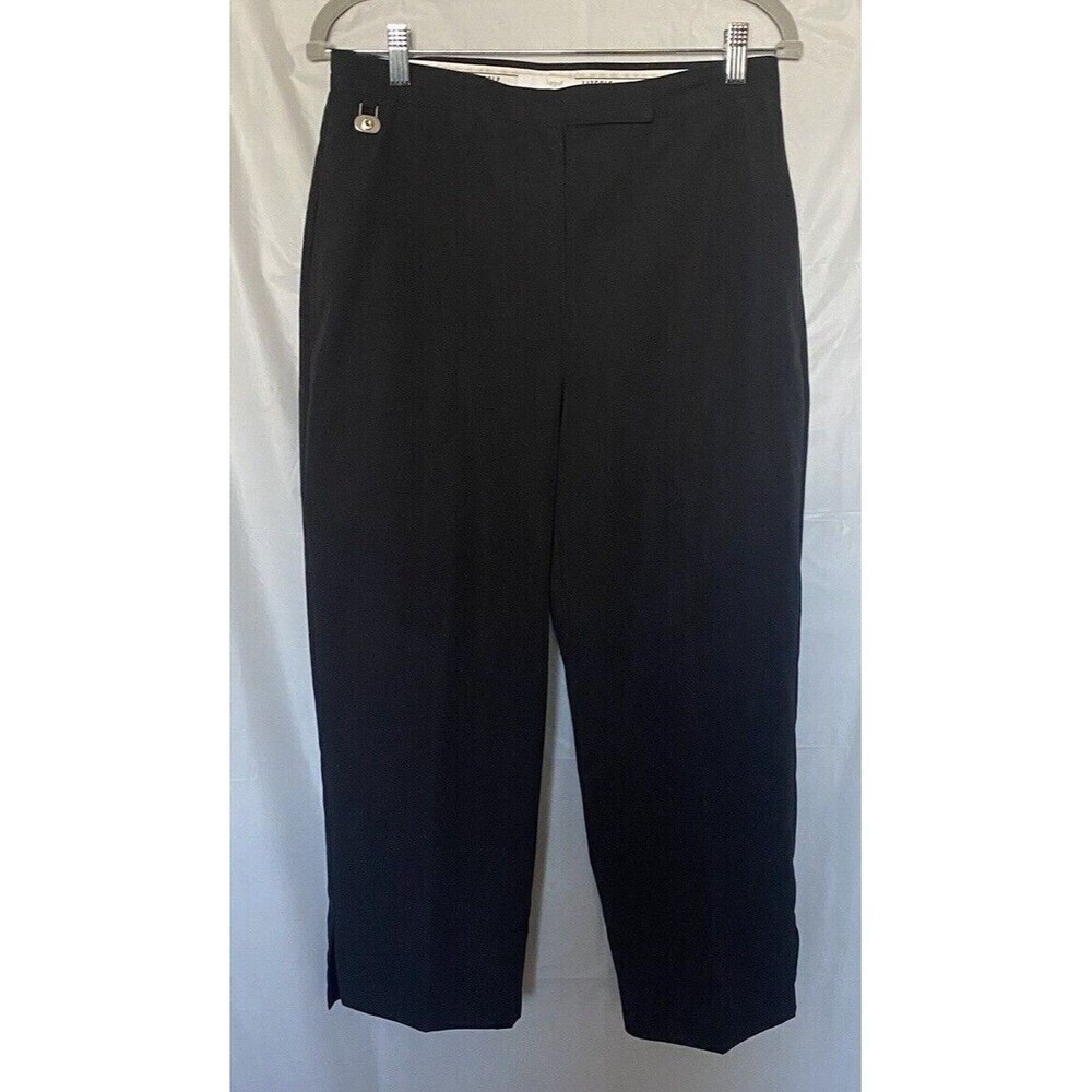 LIZGOLF Anissa Wrinkle Free Cool Max Black Capri Pants Women's Sz. 10